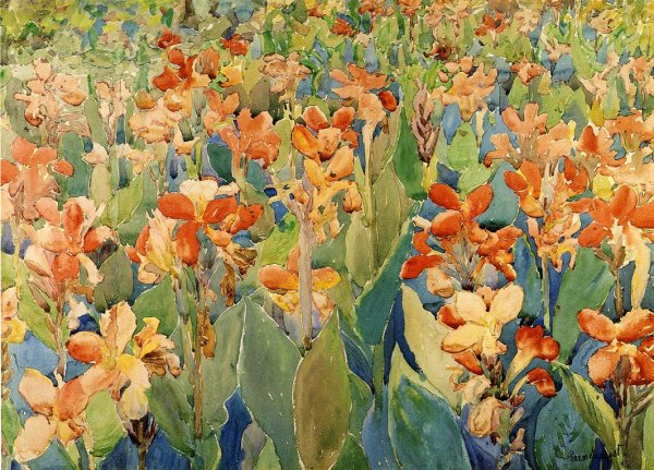 Bed of Flowers (also known as Cannas or The Garden)