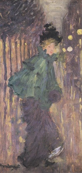 Lady on the Boulevard, AKA The Green Cape