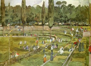 The racecourse (Piazza Siena Gardens Borghese, Rome)