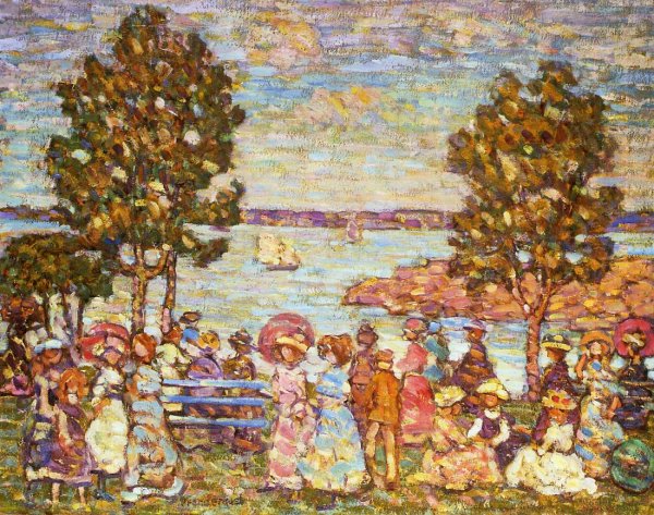 The Holiday Aka Figures By The Sea Or Promenade By The Sea