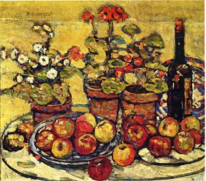 Still Life   Fruit And Flowers